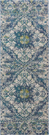 Feizy Foster 3760F Green/Beige Area Rug Lifestyle Image Feature