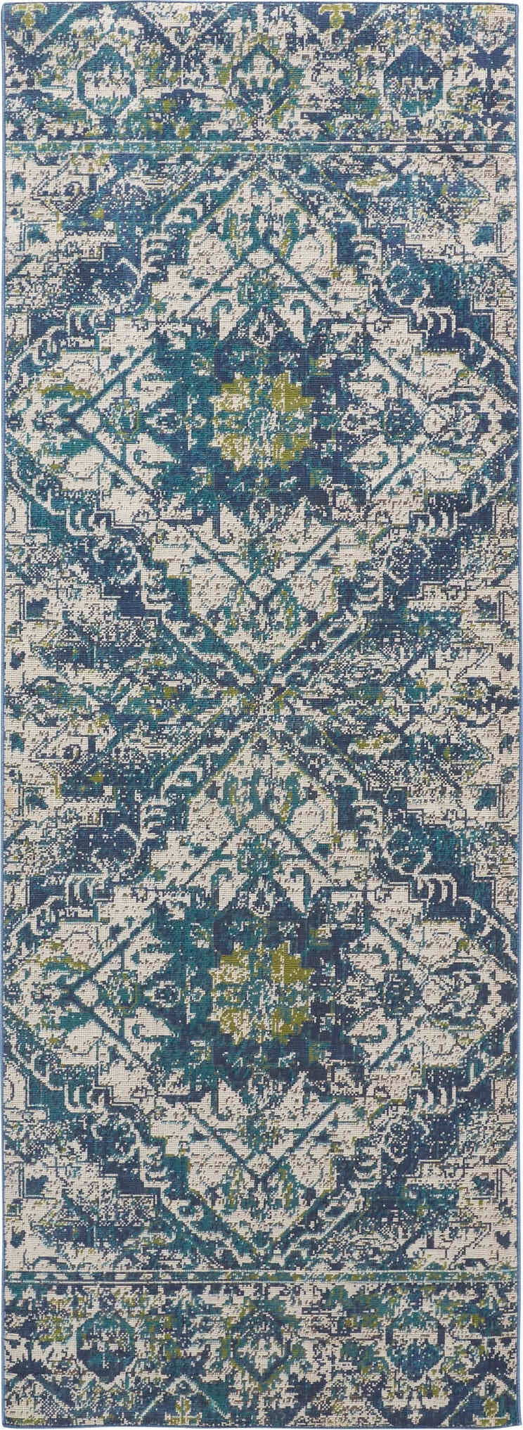 Feizy Foster 3760F Green/Beige Area Rug Lifestyle Image Feature