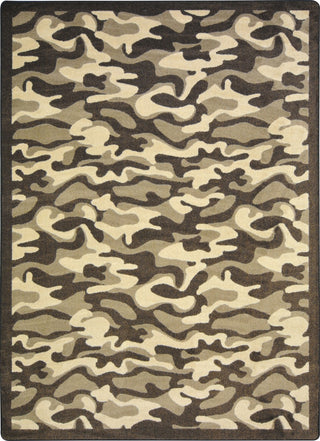 Joy Carpets Kaleidoscope Funky Camo Desert Area Rug