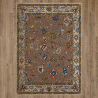 Karastan Pandora Fury Taupe Area Rug