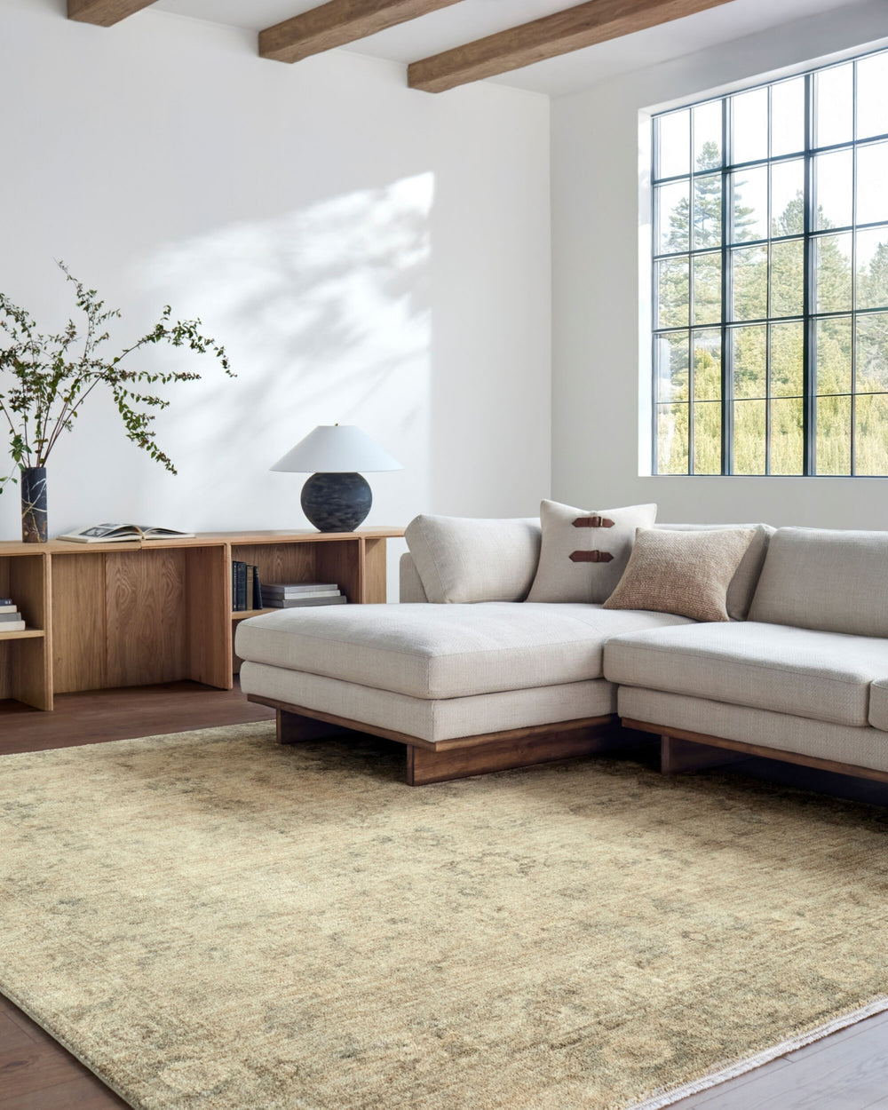 Galey Alix X Livabliss Fetscher GAHU-2301 Area Rug Room Scene Feature