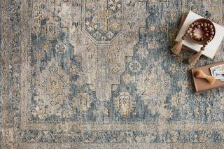Loloi Gaia GAA-02 Denim/Taupe Area Rug Lifestyle Image Feature