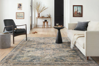 Loloi Gaia GAA-02 Denim/Taupe Area Rug Lifestyle Image Feature