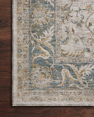 Loloi Gaia GAA-04 Beige / Blue Area Rug Corner Image