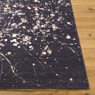 Galey Alix X Livabliss Janek GAJA-2300 Charcoal Area Rug Angle