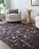 Galey Alix X Livabliss Janek GAJA-2300 Charcoal Area Rug Room Scene