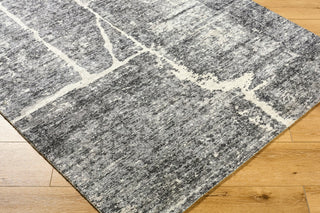 Galey Alix X Livabliss Janek GAJA-2302 Charcoal Area Rug Corner Shot