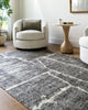 Galey Alix X Livabliss Janek GAJA-2302 Charcoal Area Rug Room Scene