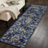 LR Resources Gala 81275 Indigo Multi Area Rug Lifestyle Image