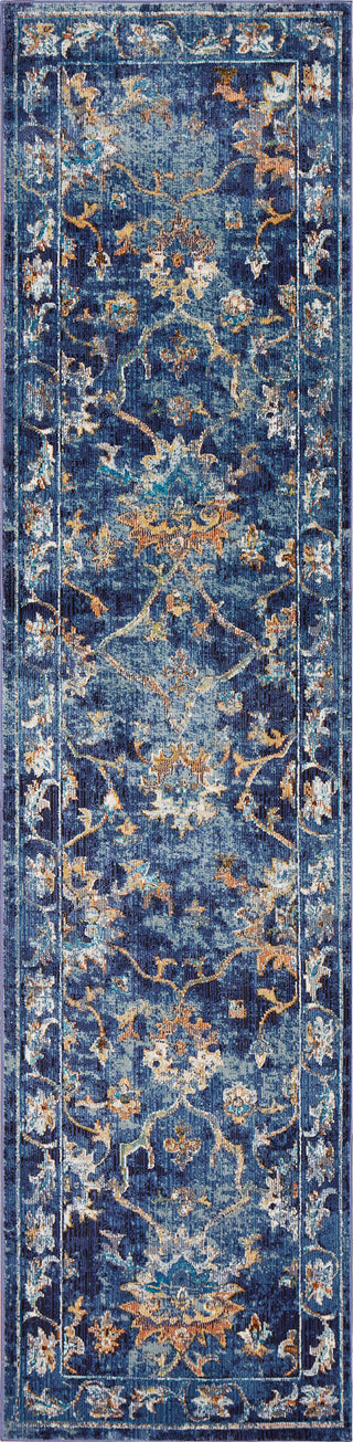 LR Resources Gala 81275 Indigo Multi Area Rug 2' 3'' X 8' 9'' Main Image