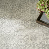 Nourison Grace GCE01 Grey Area Rug Corner Image