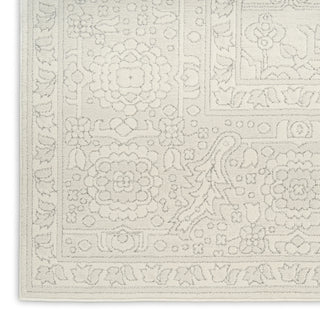 Nourison Grace GCE02 Ivory Light Grey Area Rug Texture Image