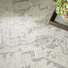 Nourison Grace GCE02 Grey Area Rug Corner Image