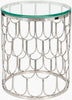 Surya Cage GEA-001 Clear / Metallic-Silver Furniture main image