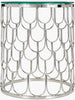 Surya Cage GEA-001 Clear / Metallic-Silver Furniture Main Image