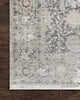 Loloi Gemma GEM-02 Charcoal/Sand Area Rug Corner Image Feature