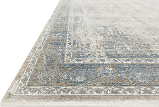 Loloi Gemma GEM-02 Sky/Ivory Area Rug Round Image