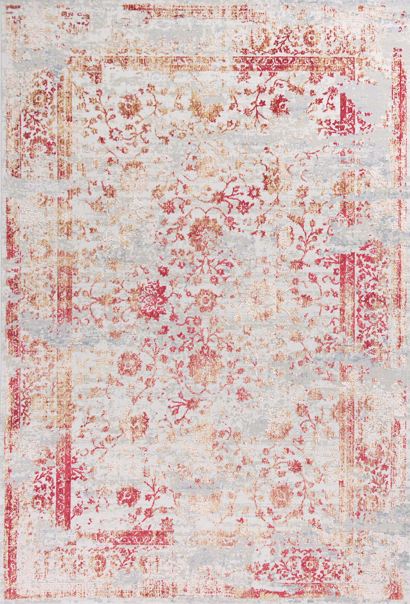 KAS Generations 7002 Ivory/Red Cypress Area Rug main image