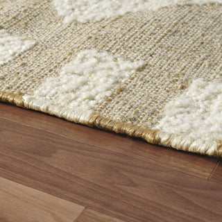 LR Home Geoblend 82522 Natural/Ivory Area Rug Angle Image