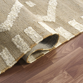 LR Home Geoblend 82522 Natural/Ivory Area Rug Detail Image