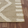 LR Home Geoblend 82522 Natural/Ivory Area Rug Corner Image