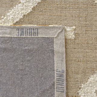 LR Home Geoblend 82522 Natural/Ivory Area Rug Backing Image