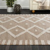 LR Home Geoblend 82522 Natural/Ivory Area Rug Lifestyle Image