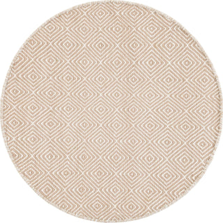 Unique Loom Geo Trellis Flatweave RET-GEOT1 Beige Area Rug