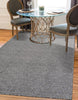 Unique Loom Geo Trellis Flatweave RET-GEOT1 Black Area Rug 2' 7'' X 12' Runner Lifestyle Image Feature