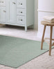 Unique Loom Geo Trellis Flatweave RET-GEOT1 Green Area Rug