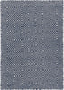 Unique Loom Geo Trellis Flatweave RET-GEOT1 Navy Blue Area Rug