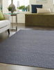 Unique Loom Geo Trellis Flatweave RET-GEOT1 Navy Blue Area Rug 2' 7'' X 12' Runner Lifestyle Image Feature