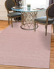 Unique Loom Geo Trellis Flatweave RET-GEOT1 Pink Area Rug 2' 7'' X 12' Runner Lifestyle Image Feature