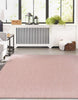 Unique Loom Geo Trellis Flatweave RET-GEOT1 Pink Area Rug