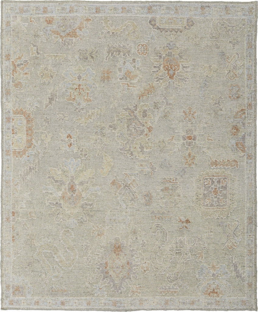 Feizy Grafton 69FNF Gray/Green/Blue Area Rug