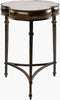 Surya Gregory GGR-001 White / Metallic-Brass Furniture main image