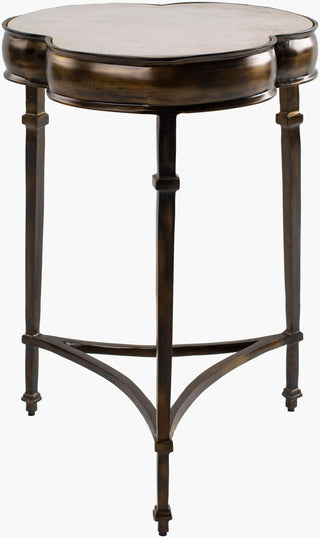 Surya Gregory GGR-001 White / Metallic-Brass Furniture main image