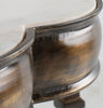 Surya Gregory GGR-001 White / Metallic-Brass Furniture Main Image