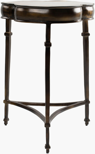 Surya Gregory GGR-001 White / Metallic-Brass Furniture Main Image