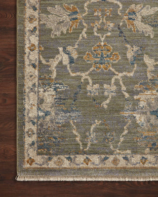 Loloi Giada GIA-03 Sage / Gold Area Rug Corner Image