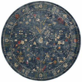 Loloi Giada GIA-06 Denim / Multi Area Rug Round Image