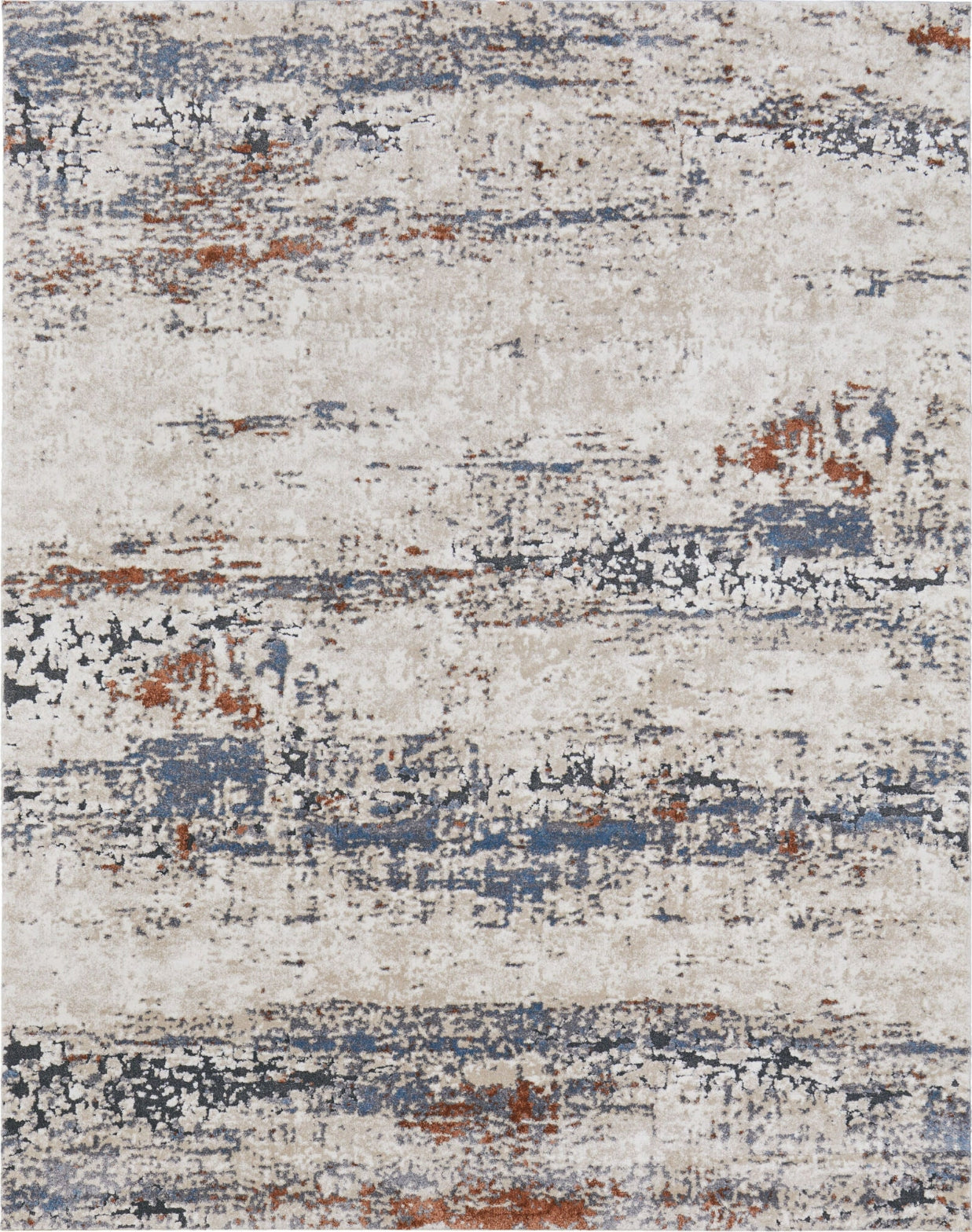 Feizy Gilmore 39MLF Ivory/Blue/Gray Area Rug