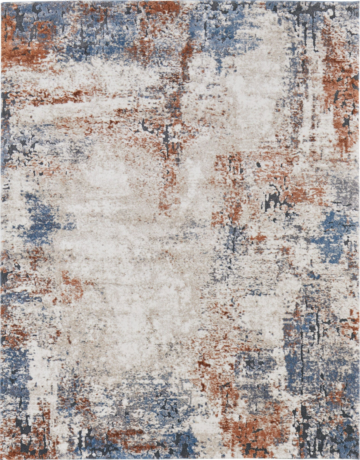 Feizy Gilmore 39MNF Ivory/Blue/Taupe Area Rug