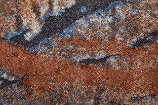 Feizy Gilmore 39MPF Blue/Orange/Gray Area Rug