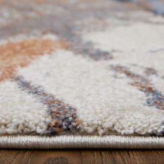 Feizy Gilmore 39MPF Blue/Orange/Gray Area Rug