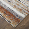 Feizy Gilmore 39MQF Ivory/Orange/Gray Area Rug