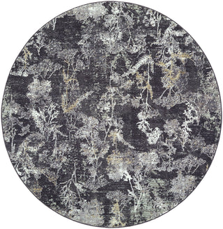 Livabliss Gakko GKK-2300 Black Area Rug Round