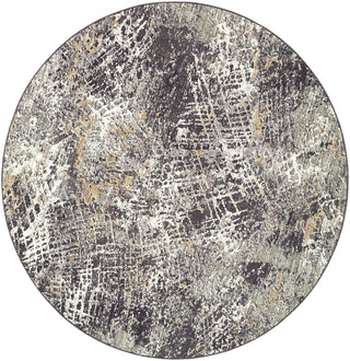 Livabliss Gakko GKK-2310 Medium Gray Area Rug Round