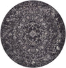 Livabliss Gakko GKK-2311 Black Area Rug Round