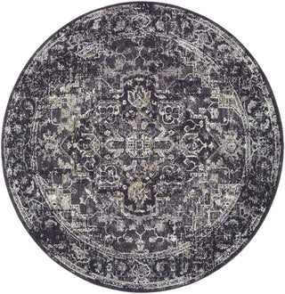 Livabliss Gakko GKK-2313 Black Area Rug Round
